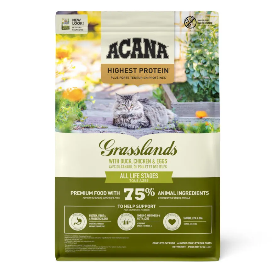 Acana HP Grasslands ração para gatos e gatinhos