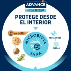 Advance Active Defense Adult Frango e Arroz Ração para gatos