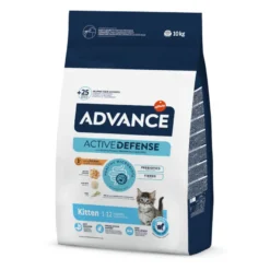 Advance Active Defense Frango e Arroz ração para gatinhos