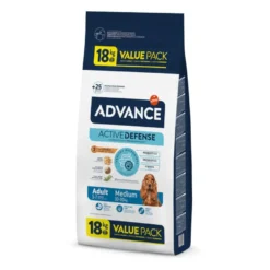 Advance Active Defense Medium Adult Frango e Arroz ração para cães