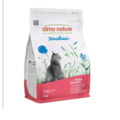 Almo Nature Alimento para gatos com salmão esterilizado