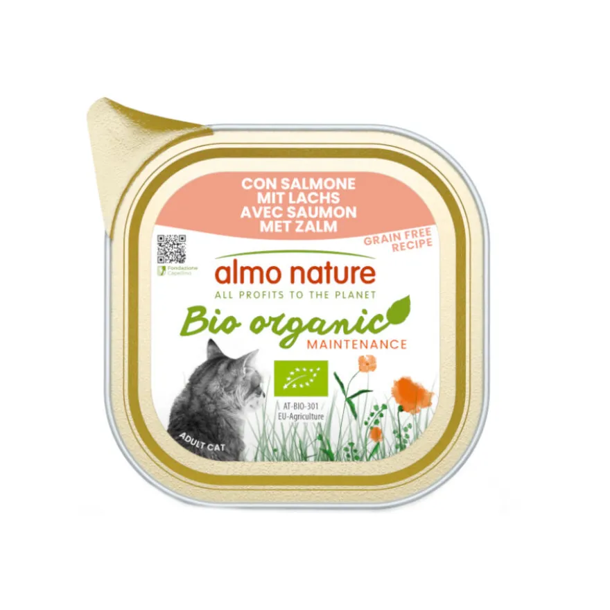 Almo Nature Bio Organic Maintenance Granel Free Salmon Tub para gatos