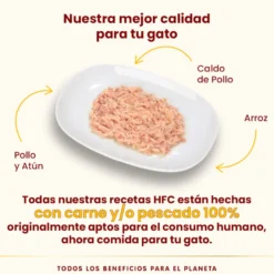 Almo Nature HFC frango com atum lata para gatos