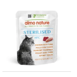 Almo Nature HFC Frango e Atum Esterilizados em Sachê para Gatos