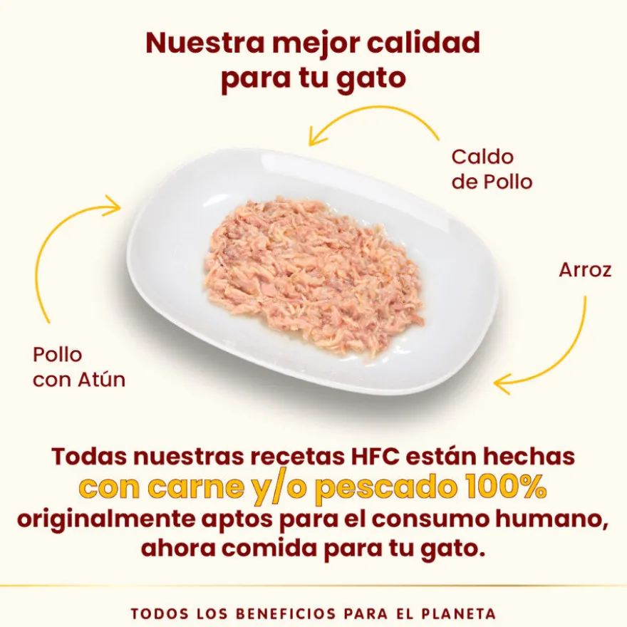 Almo Nature HFC Frango e Atum Esterilizados em Sachê para Gatos