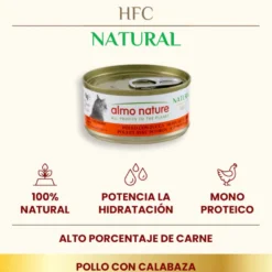 Almo Nature HFC Natural frango e abóbora comida húmida para gatos