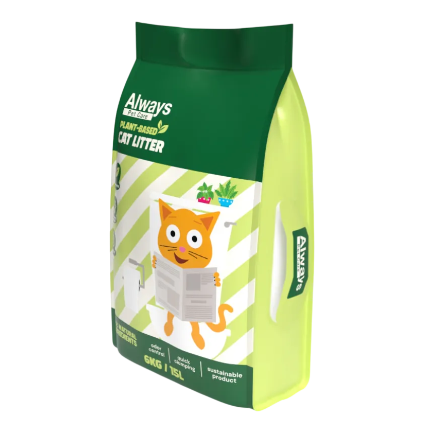 Always Cat Litter Areia biodragradável para gatos