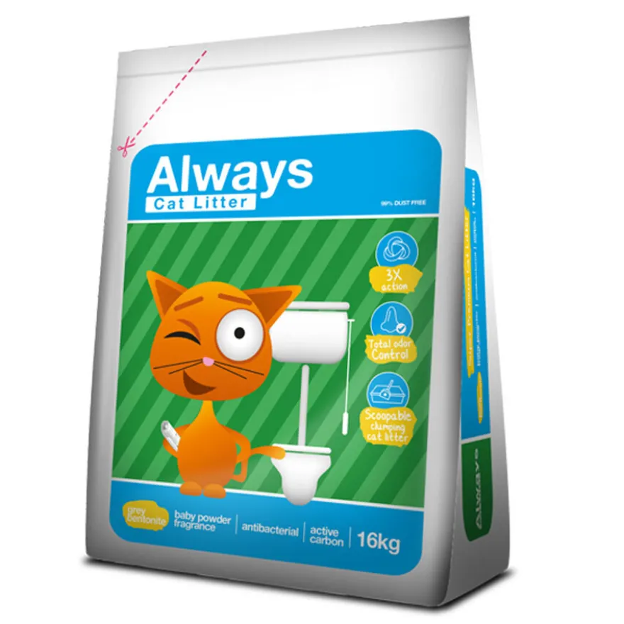 Always 3X Action Areia Aglomerante para gatos