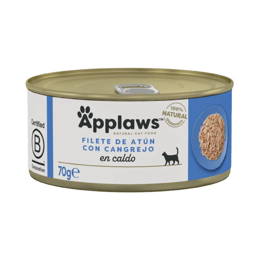 Applaws Atum e Caranguejo Lata para gatos