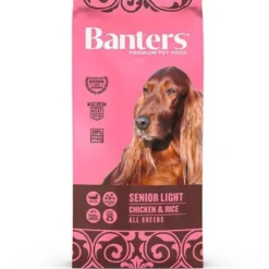 Banters Senior Light Frango e Arroz ração para cães