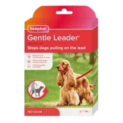Beaphar Gentle Leader Açaime vermelho para cães