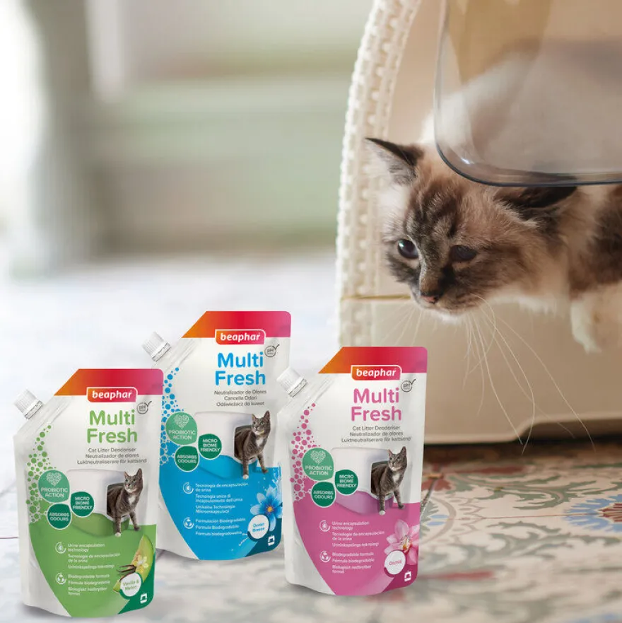 Beaphar Multi Fresh Baunilha e Melão Neutralizador de Odores para Gatos