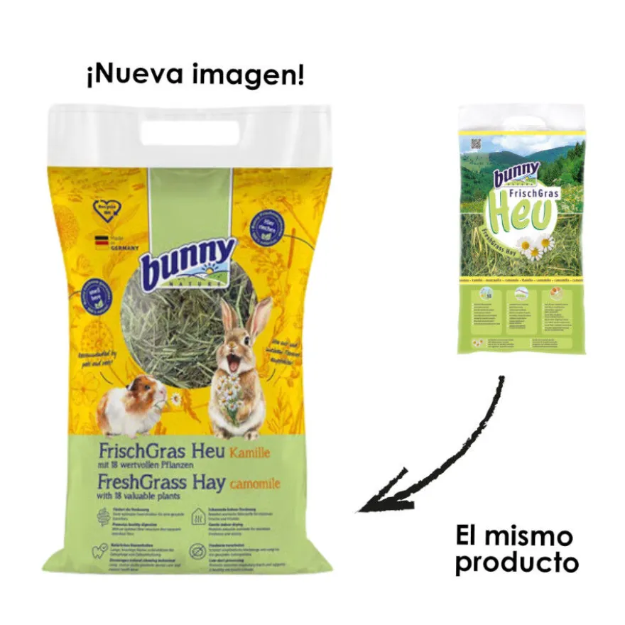 Bunny FrischGras Feno com Camomila para roedores
