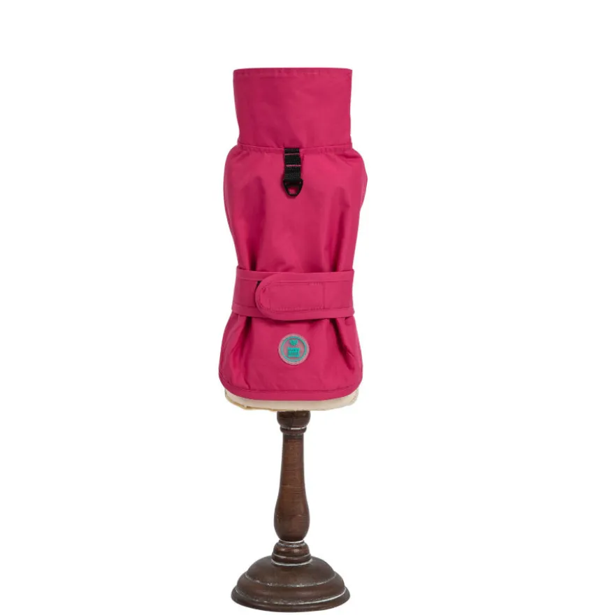 Casaco impermeável para cachorro Freedog Paw Shield rosa