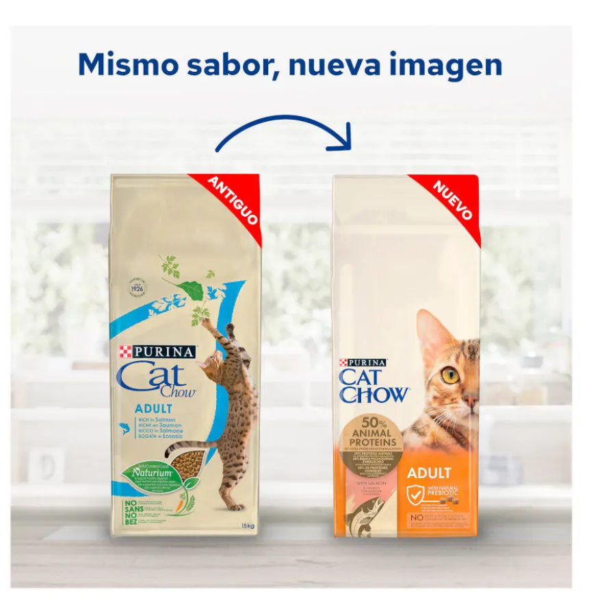 Cat Chow Adulto Salmão ração para gatos