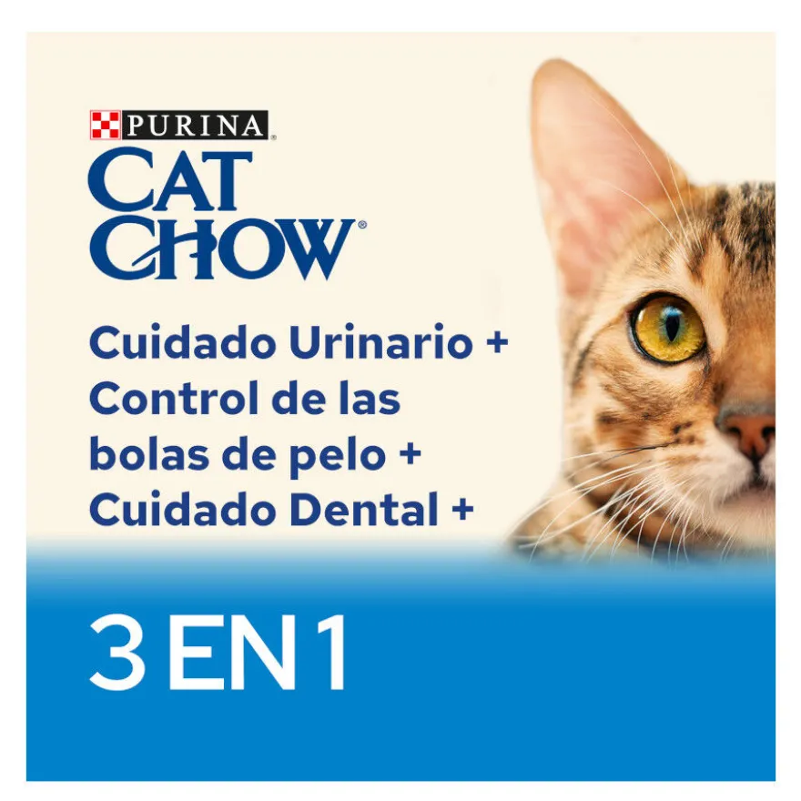 Cat Chow 3 em 1 Peru ração para gatos