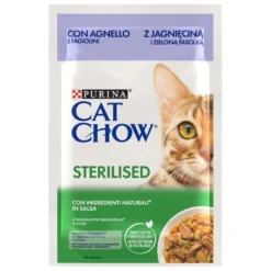 Cat Chow Sterilised Frango saquetas para gatos