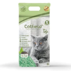 Catfield Soja Areia Aglomerante Chá Verde para gatos