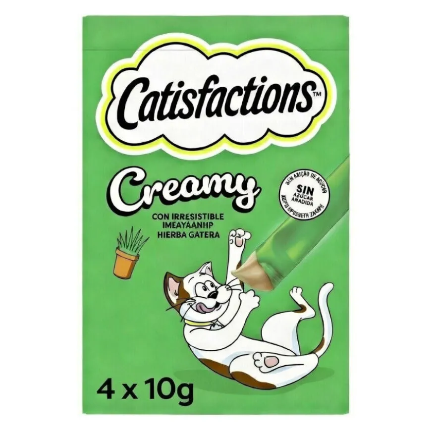 Catisfactions Creamy Catnip Snack cremoso para gatos