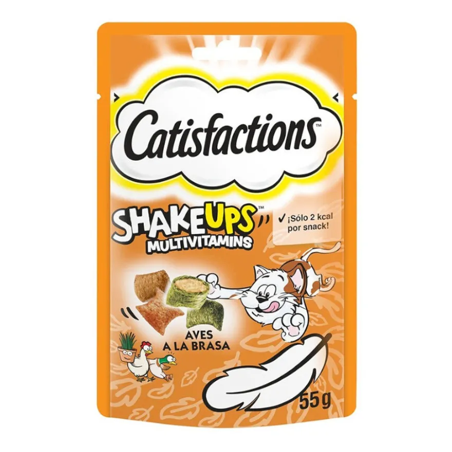 Catisfactions Snacks Shake Ups Frango na Brasa para gatos