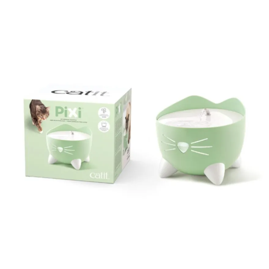 Catit PIXI Fonte Bebedouro Verde para gatos