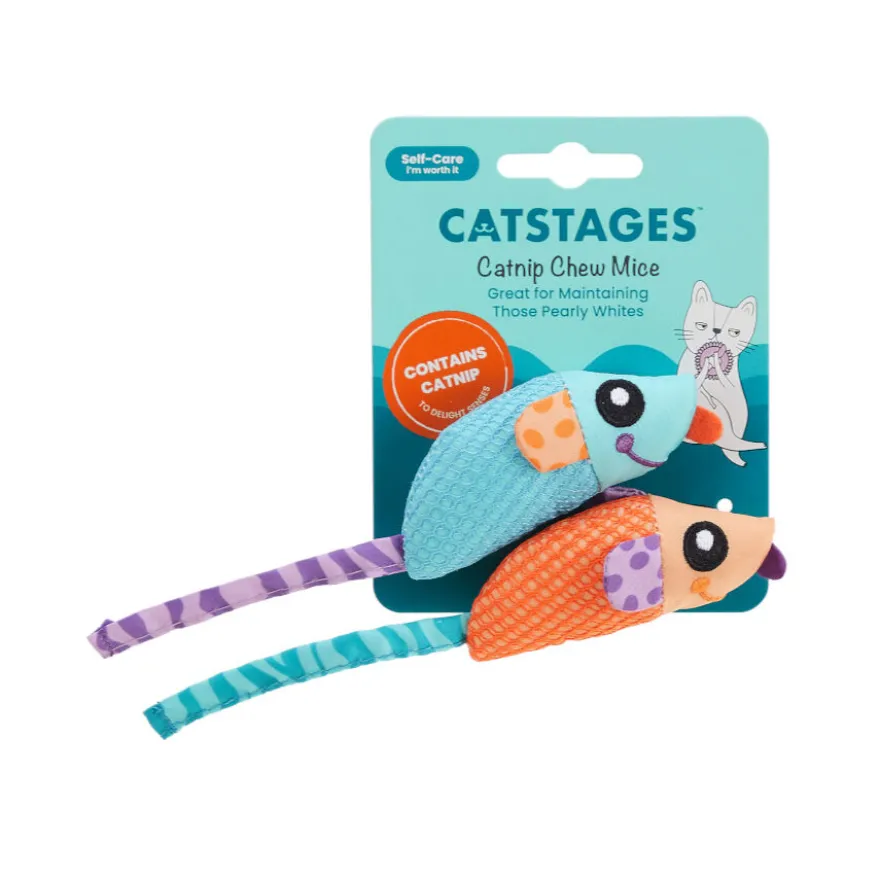Catstages Chew Rato com Catnip para gatos