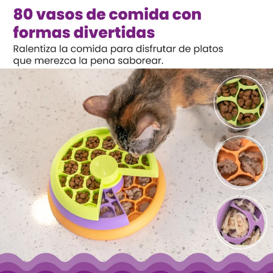 Catstages Nina Ottosson Kitty Lickin’ Layers Comedouro Interativo para gatos