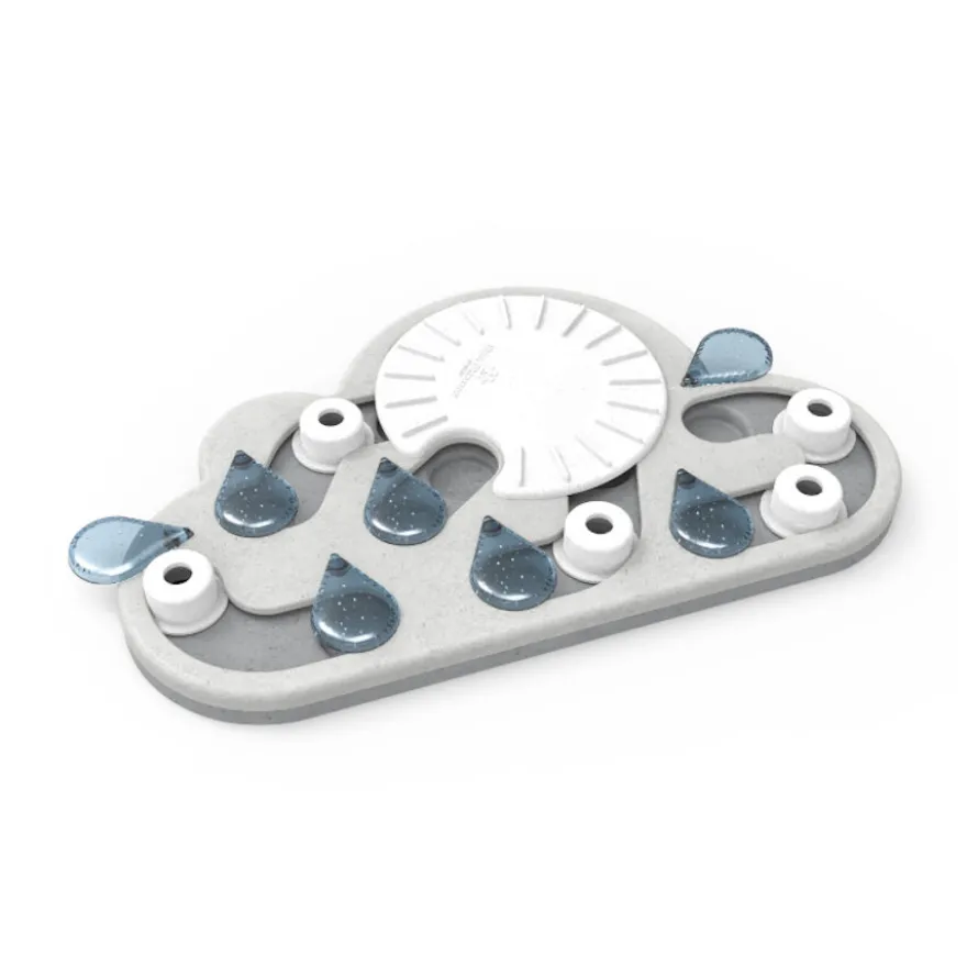 Catstages Nina Ottosson Puzzle & Play Rainy Day Brinquedo de Inteligência para gatos