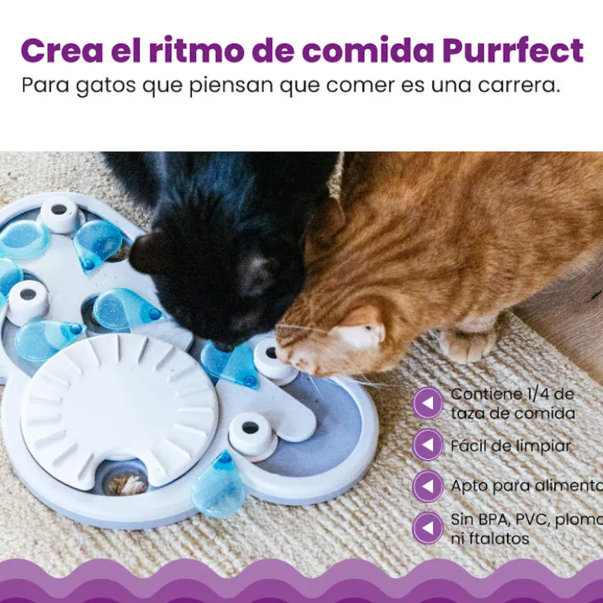Catstages Nina Ottosson Puzzle & Play Rainy Day Brinquedo de Inteligência para gatos