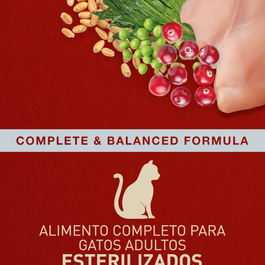 Catxtreme Adult Indoor Sterilised Ração de frango para gatos