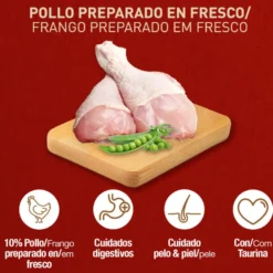 Catxtreme Senior Sterilised Ração de frango e ervilhas para gatos