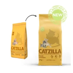 Catzilla Fresh Kitten Ração de frango para gatos