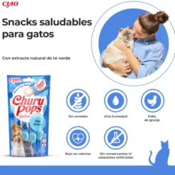 Churu Pops Palitos Receita de atum para gatos