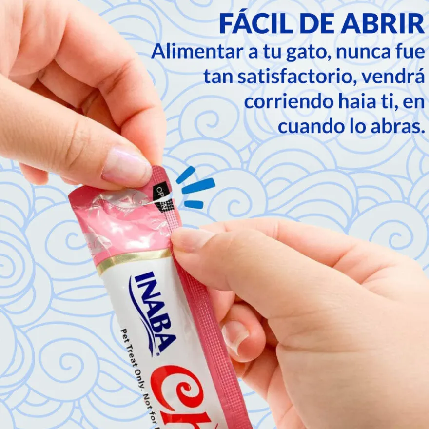 Churu Snack Cremoso de Frango com Caranguejo para gatos