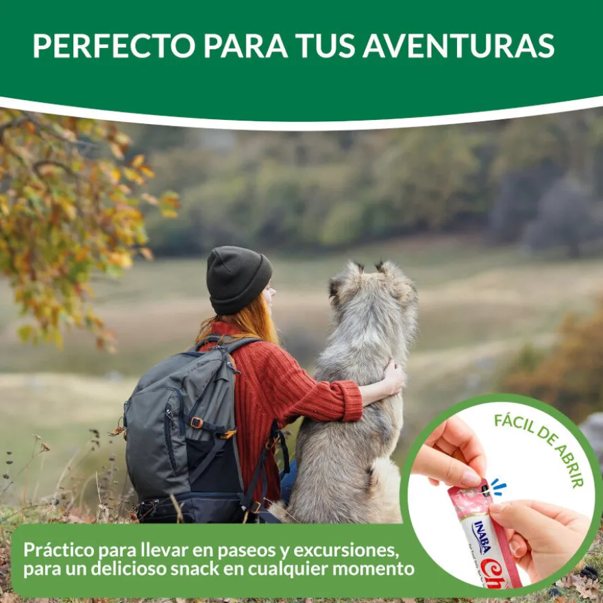 Churu Snacks Bites de Frango com Atum para cães