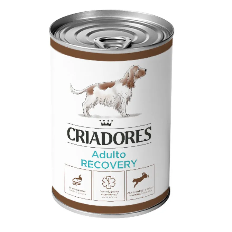Criadores Adulto Recovery lata para cães