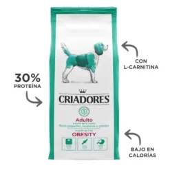 Criadores Dietetic Obesity Adulto ração para cães