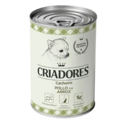 Criadores Frango-arroz comida húmida para cachorros