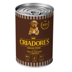 Criadores Grain Free Frango e Vitela lata para cachorros