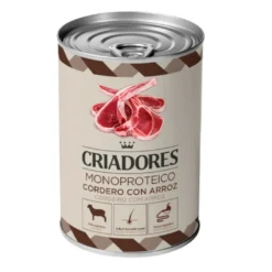 Criadores Monoproteico Cordeiro e Arroz em lata para cães