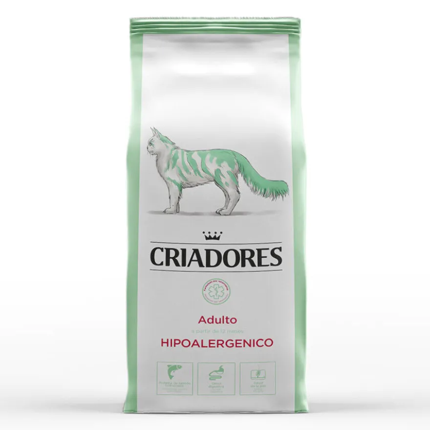 Criadores Ração Hipoalergênico Dietética com Peixe para Gatos