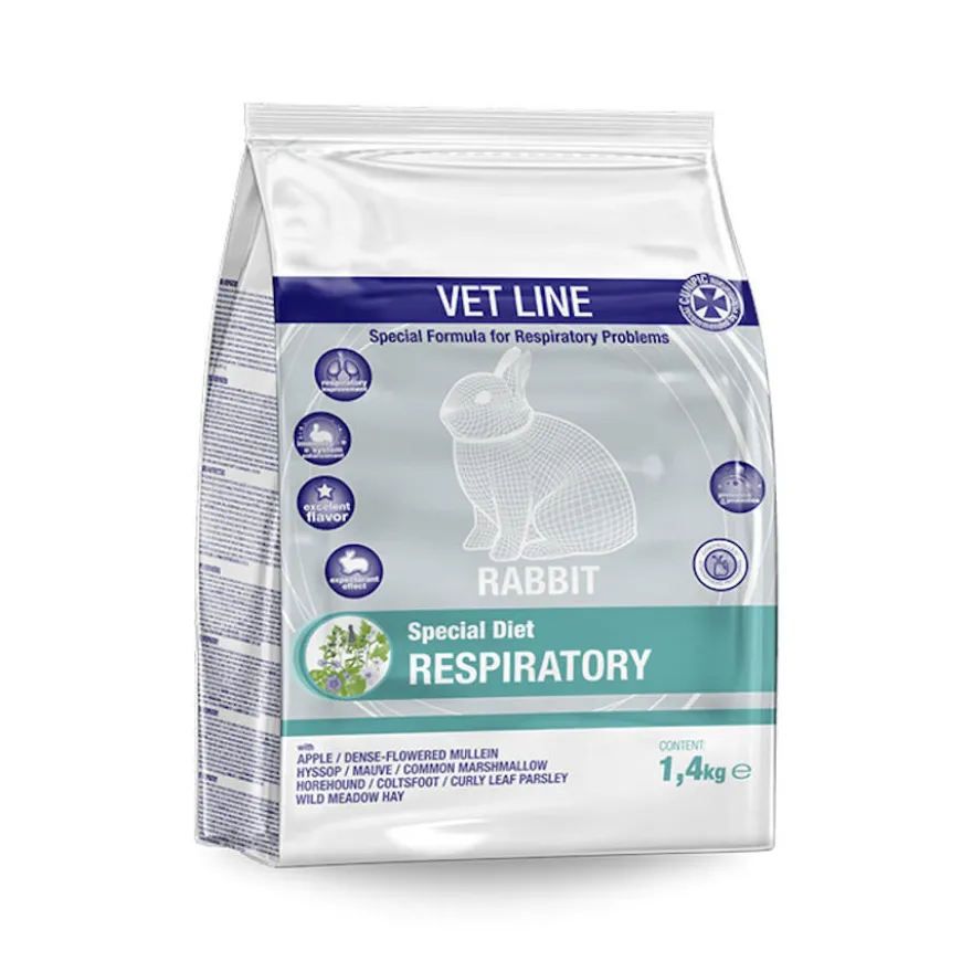 Cunipic Vet Line Respiratory Feno de Prado para coelhos