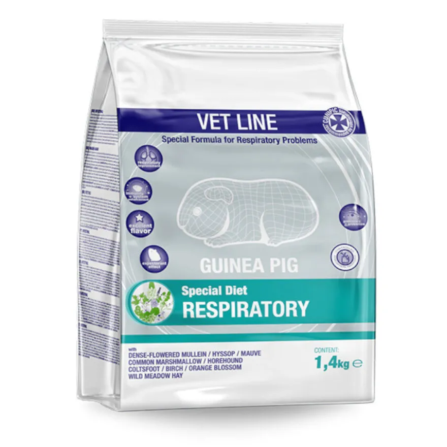 Cunipic Vet Line Respiratory Feno de prado para porquinhos-da-índia