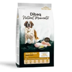 Dibaq Natural Moments Ração Adult Maxi de Peru e Frango para cães