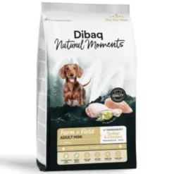 Dibaq Natural Moments Ração Adult Mini de Peru e Frango para cães