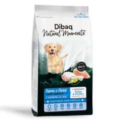 Dibaq Natural Moments Ração Medium de Peru e Frango para cachorros