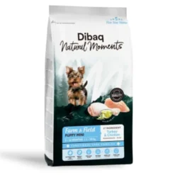 Dibaq Natural Moments Ração Mini de Peru e Frango para cachorros