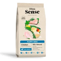 Dibaq Sense Low Grain Puppy Mini Ração de Frango para cães
