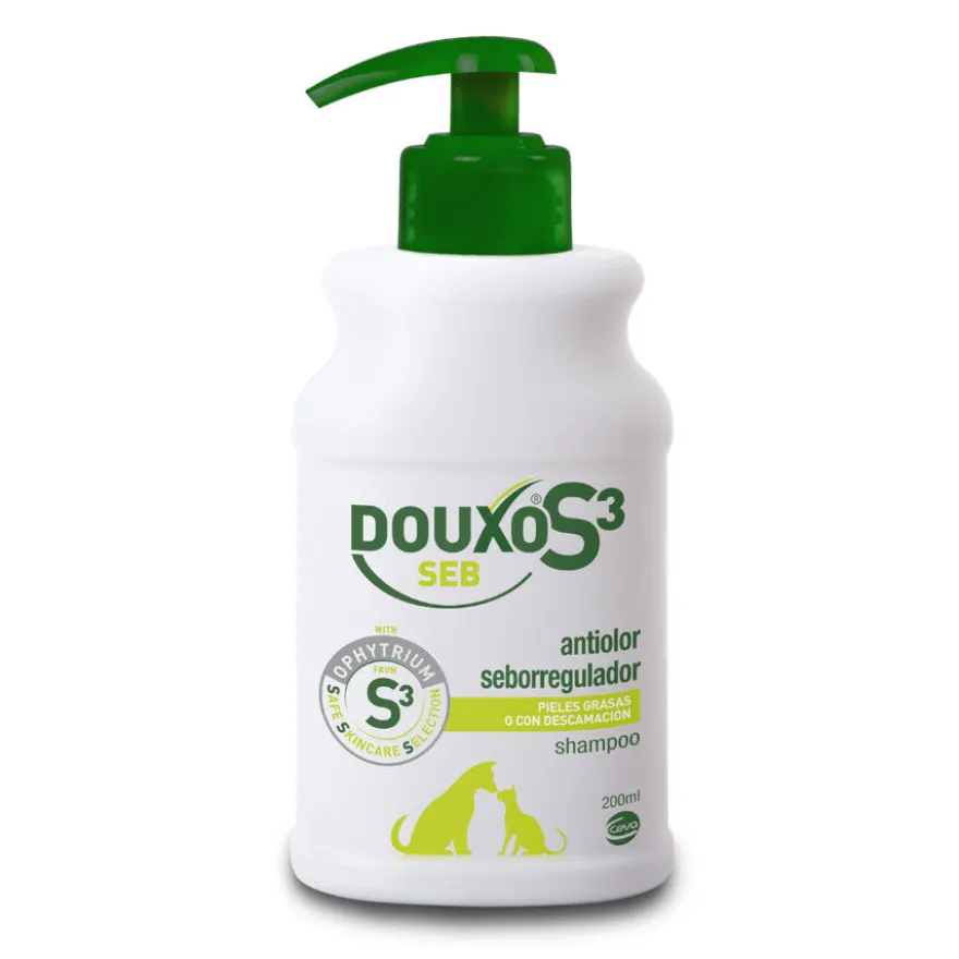 Douxo S3 Seb Champô Pele Oleosa para cães e gatos