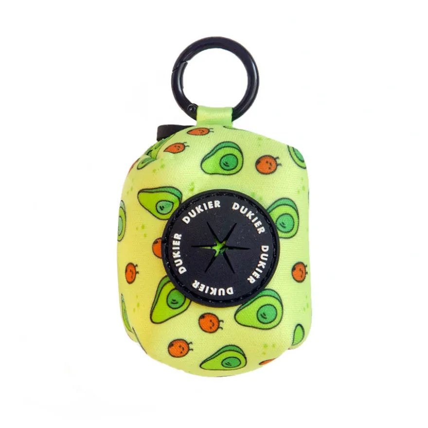 Dukier Avocado Porta-sacos com gancho para cães